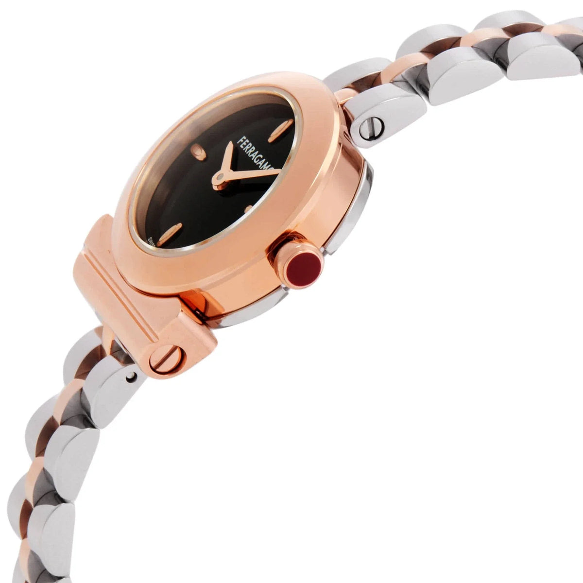 Ferragamo Gancini Quartz Black Dial Ladies Watch SFKK01623