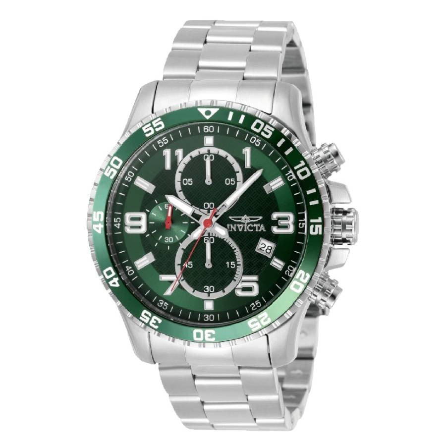Invicta Specialty Mach Gala Chronograph Green Dial Men's Watch 69818