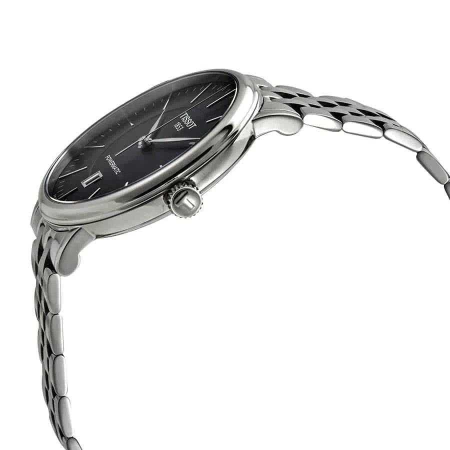 Tissot Carson T122 407 11 051 00 Automatic Black Dial Men's Timepiece
