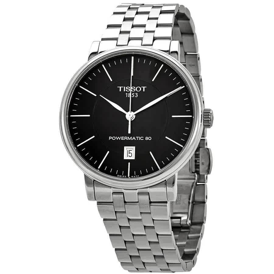 Tissot Carson T122 407 11 051 00 Automatic Black Dial Men's Timepiece