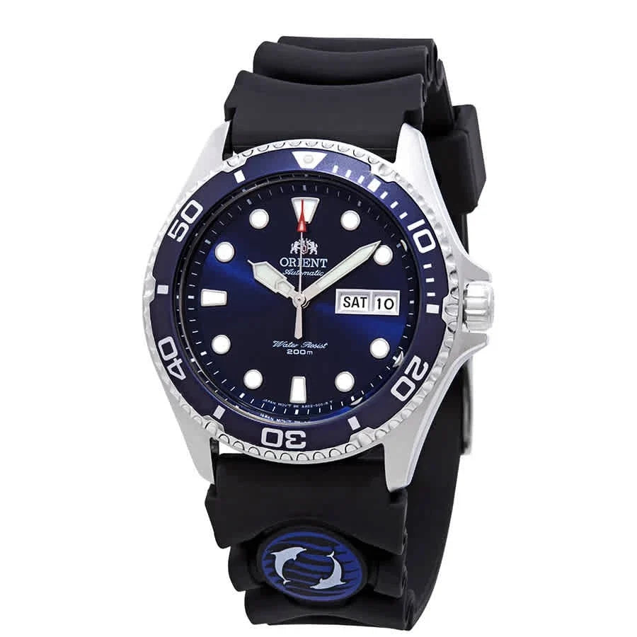 Orient Ray II Automatic Blue Dial Men's Diver Watch Faa02008d9