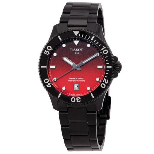 Tissot Seastar 1000 T1204103342100 Quartz Black Dial Men's Timepiece