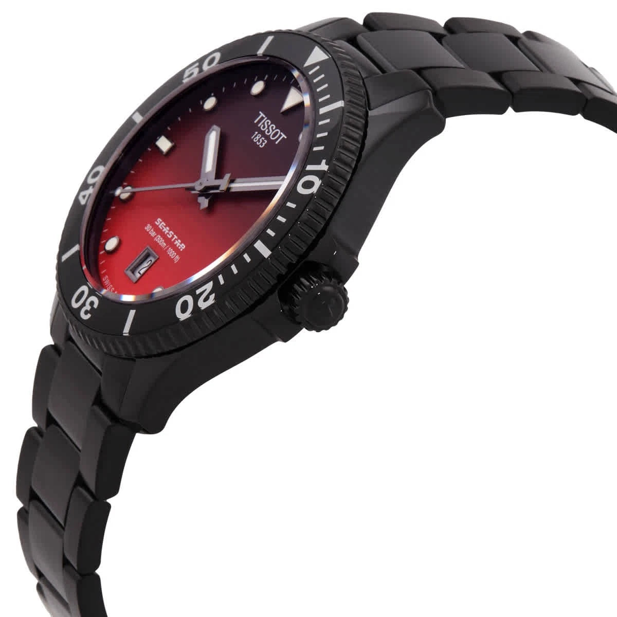 Tissot Seastar 1000 T1204103342100 Quartz Black Dial Men's Timepiece