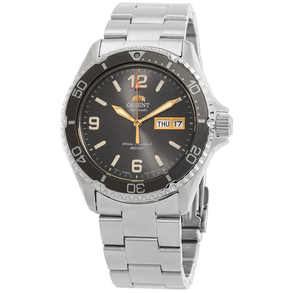 Orient Mako Automatic Red Dial Stainless Steel Men's Watch RA-AA0814R19B