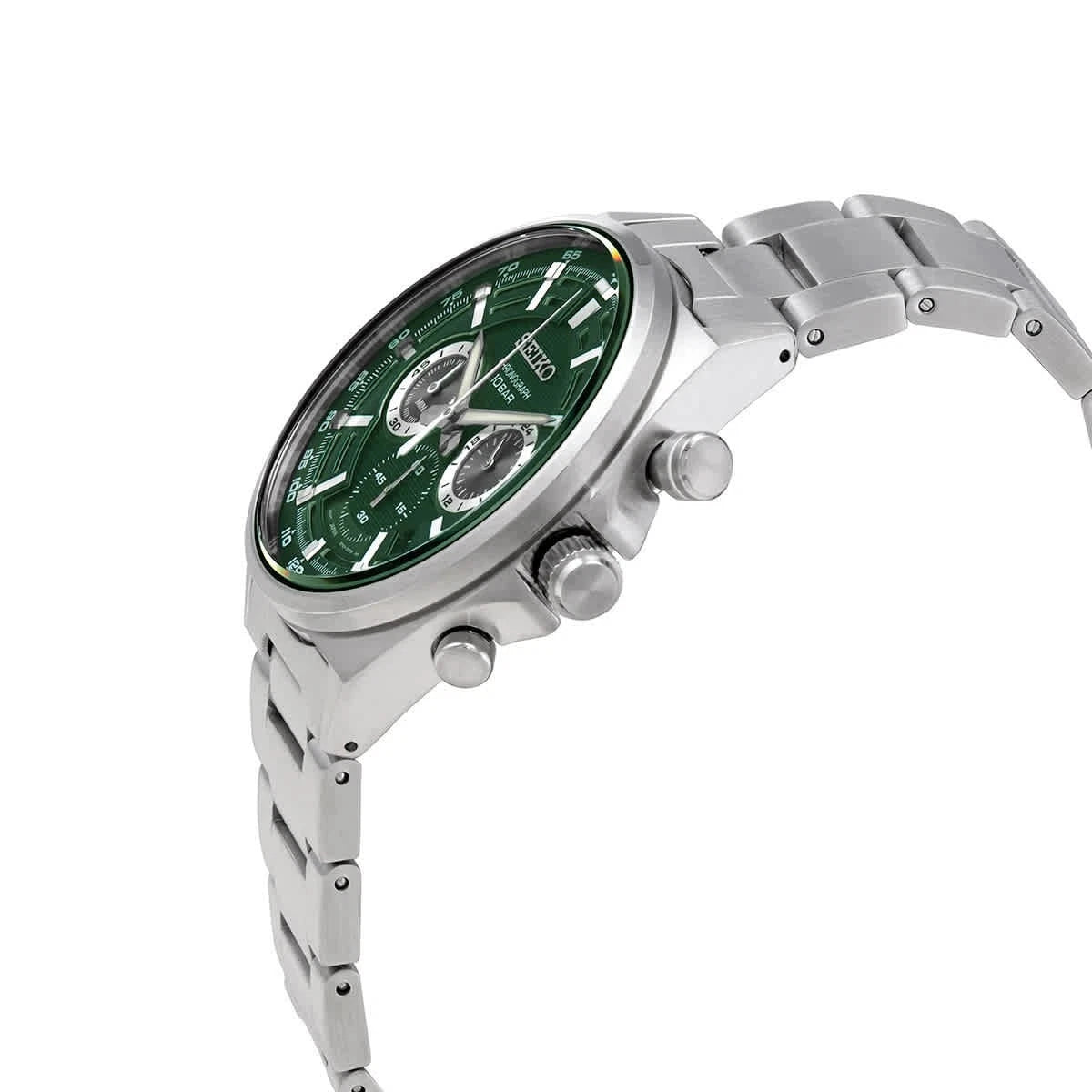 Seiko Quartz Green Dial Men's Timepiece - SSB405P1