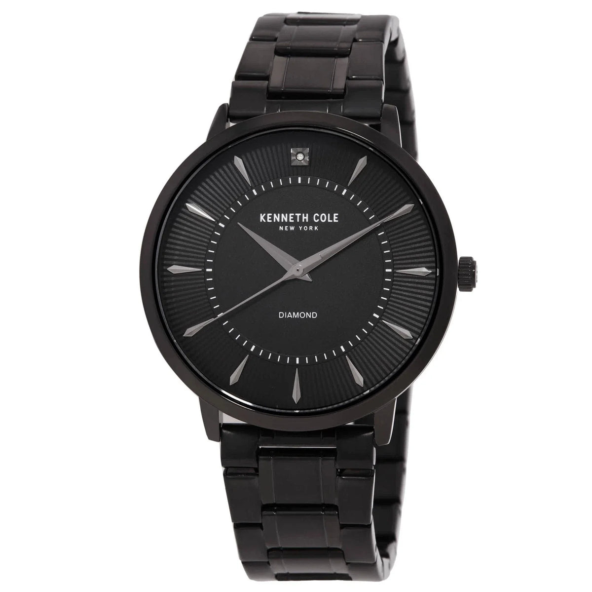 Kenneth Cole Diamond Quartz Black Dial Men's Watch KCWGG2653009