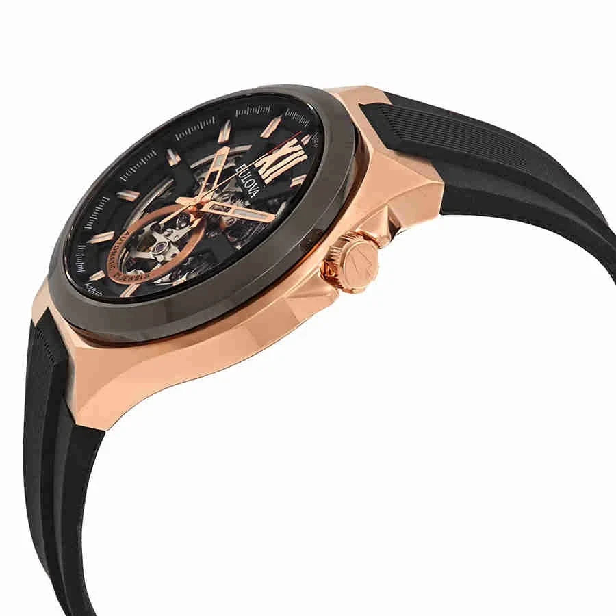 Bulova Classic Automatic Skeleton Dial Men's Watch 98A177