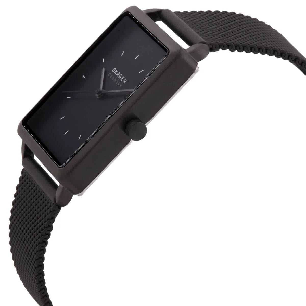 Skagen Hagen Herrenuhr mit Quarzwerk und schwarzem Zifferblatt SKW6928