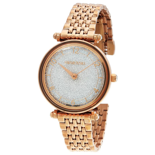 Swarovski Crystalline Wonder Quartz Rose Gold PVD Ladies Watch 5656911