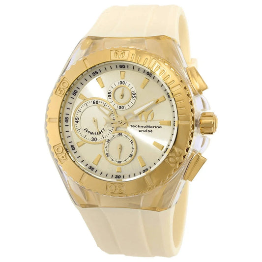 TechnoMarine Cruise Star Chronograph 45mm Gold-Tone Men's Watch TM-115216