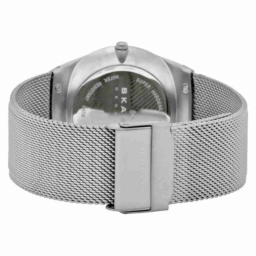 Skagen Melbye Grey Dial Stainless Steel Mesh Men's Watch SKW6078