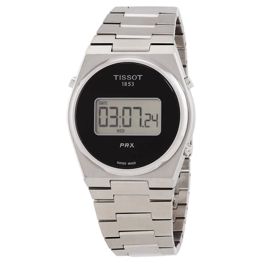 Tissot PRX Digital Men's Black Dial Stainless Steel Watch T1374631105000