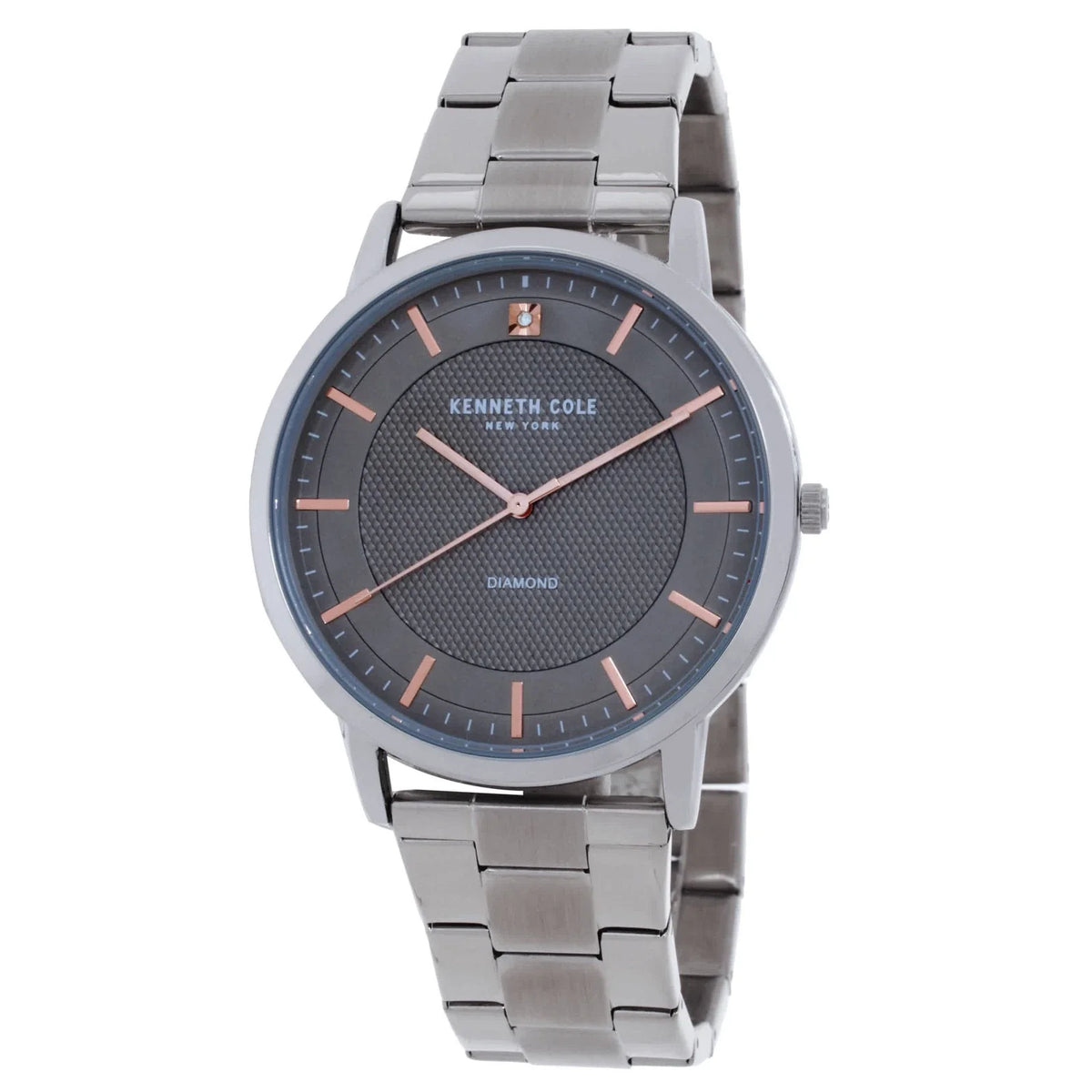 Kenneth Cole Diamond Quartz Grey Dial Men's Watch KCWGG2271405