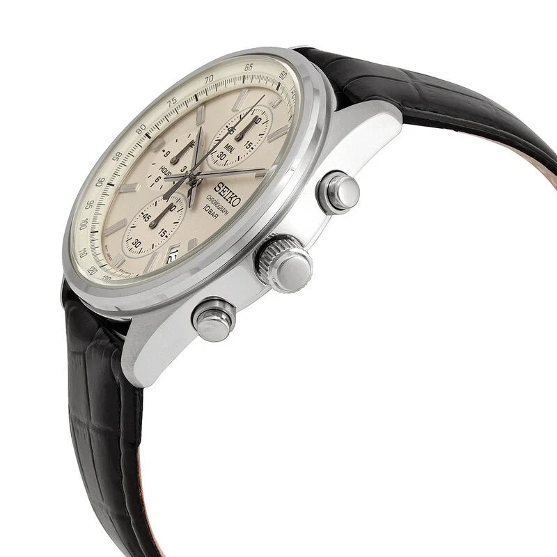 Seiko Chronograph Quartz Champagne Dial Men's Watch
