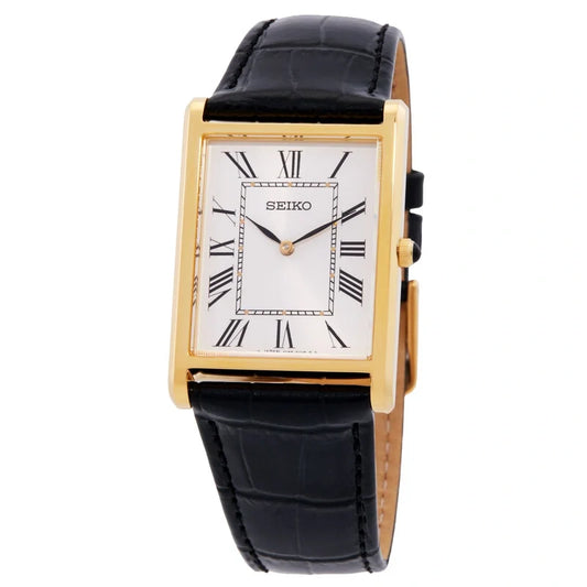 Seiko Classic Quartz White Dial Men's Watch