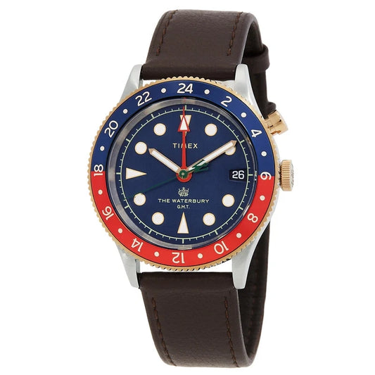 Timex Waterbury GMT Quartz Blue Dial Men's Watch