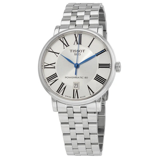 Tissot Carson Powermatic 80 Automatic Silver Dial Men's Watch