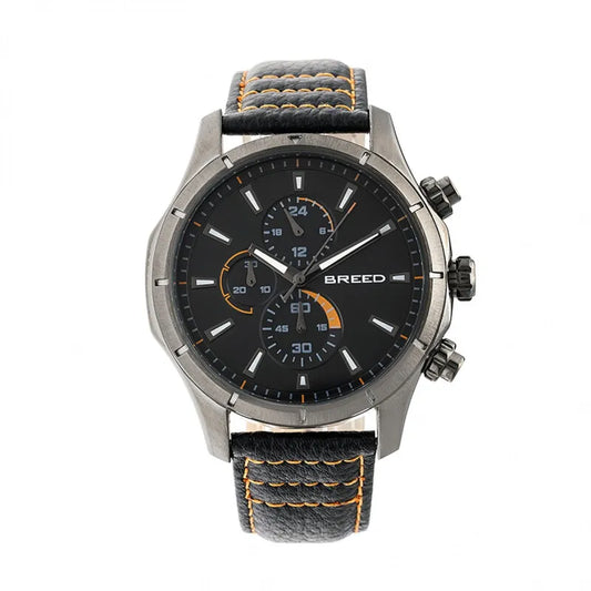 Breed Lacroix Quartz Charcoal Dial Sport Timepiece - 6805