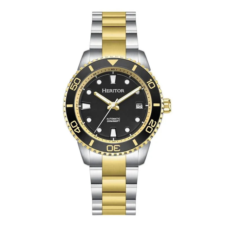 Heritor Bexley Automatic Black Dial Men's Watch HERHS4505