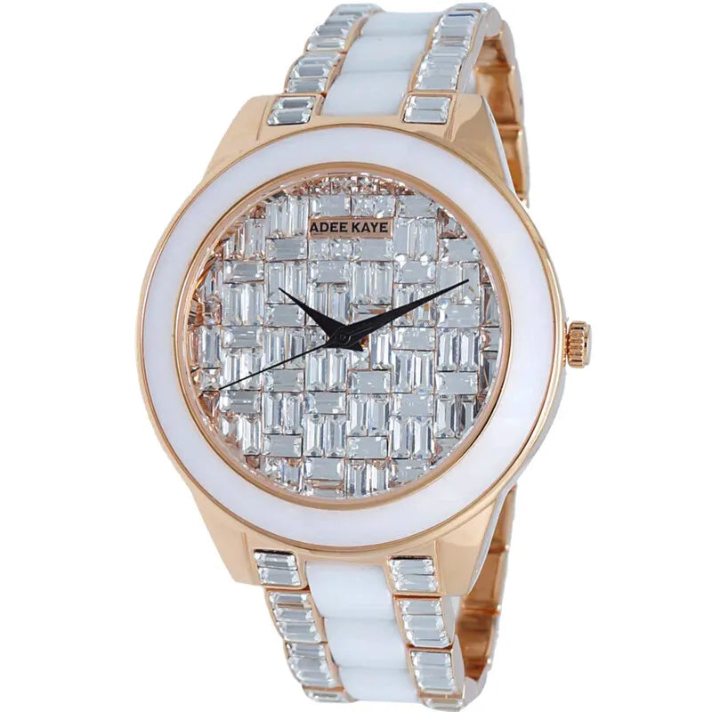 Adee Kaye Venice Quartz Rose Gold Dial Unisex Watch AKJ8788