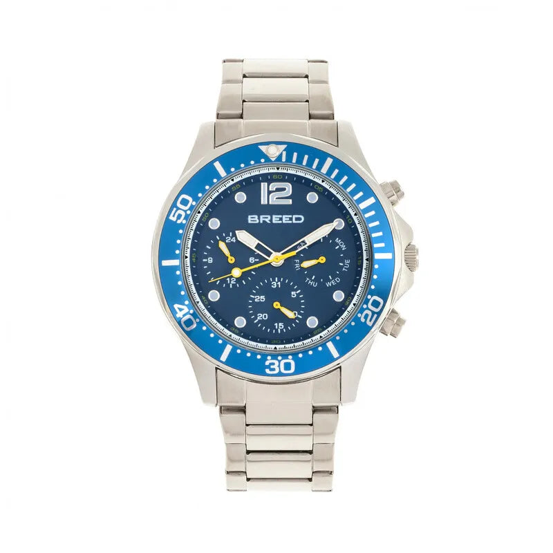 Breed Pegasus Quartz Blue Dial Men's Timepiece - 8103