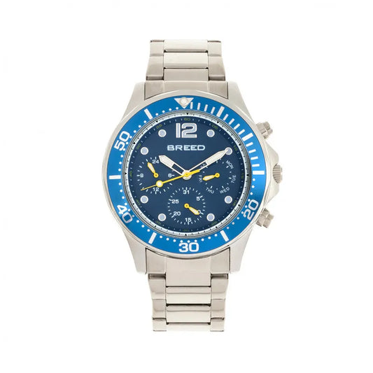 Breed Pegasus Quartz Blue Dial Men's Timepiece - 8103