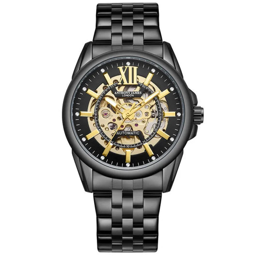 Anthony James Mystique Automatic Gold-Tone Dial Men's Watch AJ013N2