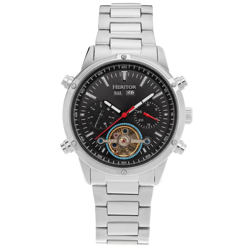 Heritor Wilhelm Black Dial Men's Watch HERHS2102
