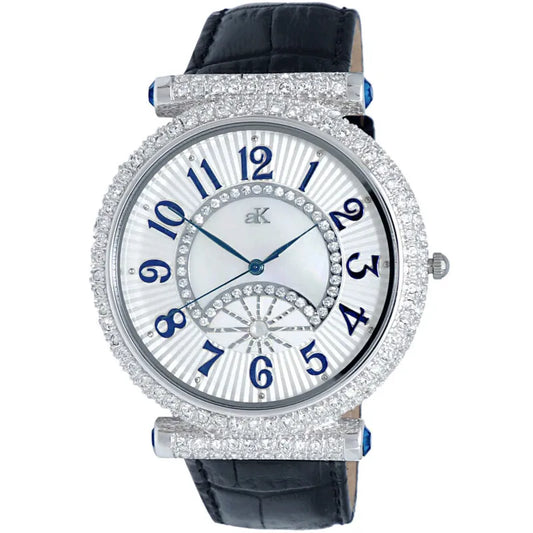 Florence Quartz Black Dial Unisex Watch AKJ8685
