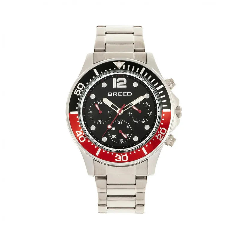 Breed Pegasus Quartz Black Dial Men's Timepiece - 8104